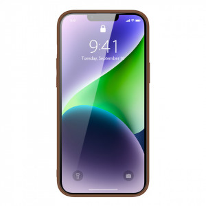 Гръб от еко кожа DUX DUCIS Yolo - iPhone 14 Plus кафяв - Img 2