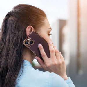 Гръб от еко кожа DUX DUCIS Yolo - iPhone 14 Plus лилав - Img 13
