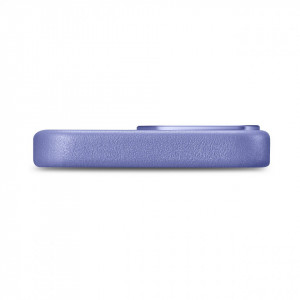 Гръб от естествена кожа iCARER Leather MagSafe - iPhone 14 Pro Max светлолилав - Img 5