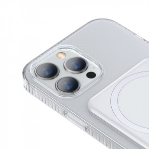 Гръб със стойка BASEUS Magnetic - iPhone 13 Pro прозрачен - Img 8