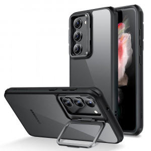 Гръб със стойка ESR Classic Kickstand - Samsung Galaxy S23+ прозрачен с черна рамка - Img 1