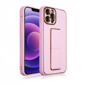 Гръб със стойка New Kickstand - iPhone 12 Pro розов - Img 2