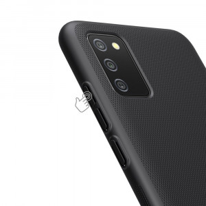 Гръб със стойка NILLKIN Super Frosted Shield - Samsung Galaxy A02s / M02s черен - Img 14