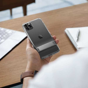 Гръб със стойка UNIQ Cabrio - iPhone 11 Pro сив - Img 10