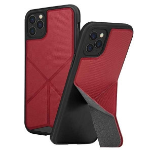 Гръб със стойка UNIQ Transforma - iPhone 11 Pro Max червен - Img 2