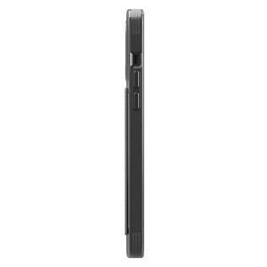 Гръб с лентов държач и каишка UNIQ Heldro с антимикробно покритие - iPhone 13 Pro опушен - Img 5