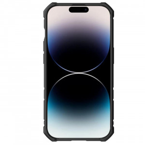 Гръб с подвижно покритие за камерата и ринг държач NILLKIN CamShield Armor Pro MagSafe - iPhone 14 Pro Max син - Img 3