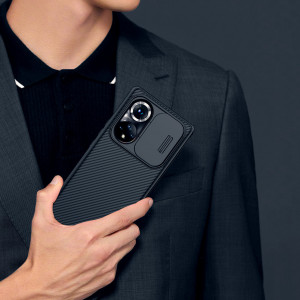 Гръб с подвижно покритие за камерата NILLKIN CamShield Pro - Honor 50 Pro черен - Img 15
