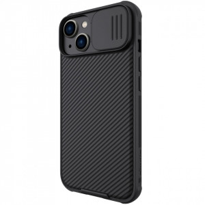 Гръб с подвижно покритие за камерата NILLKIN CamShield Pro - iPhone 14 Plus черен - Img 4