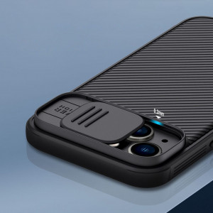 Гръб с подвижно покритие за камерата NILLKIN CamShield Pro - iPhone 14 Plus тъмнозелен - Img 8