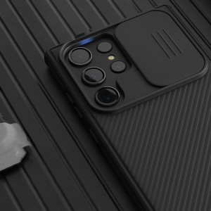 Гръб с подвижно покритие за камерата NILLKIN CamShield Pro MagSafe - Samsung Galaxy S23 Ultra черен - Img 11