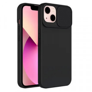 Гръб с подвижно покритие за камерата Slide - iPhone 12 Pro черен - Img 2