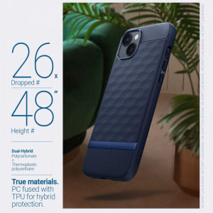 Гръб CASEOLOGY Parallax MagSafe - iPhone 14 Plus Midnight Blue - Img 9