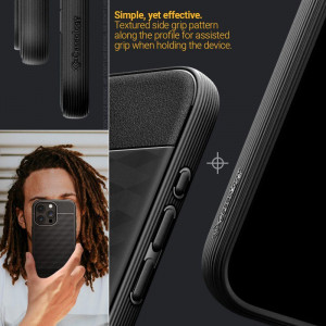 Гръб CASEOLOGY Parallax MagSafe - iPhone 15 Pro черен мат - Img 12