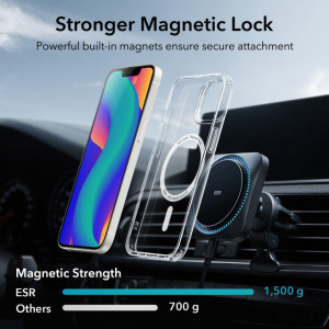 Гръб ESR Classic Hybrid MagSafe - iPhone 14 прозрачен - Img 3