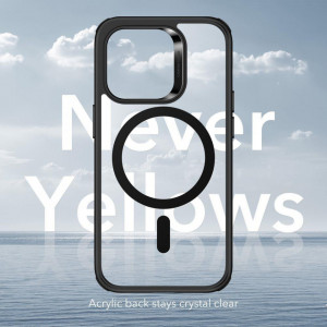 Гръб ESR Classic Hybrid MagSafe - iPhone 14 Pro Max прозрачен с черна рамка - Img 7