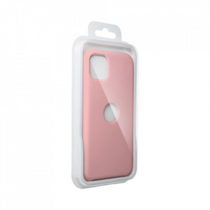 Гръб FORCELL Silicone - iPhone 12 Pro Max (с отвор за пръстов отпечатък) розов - Img 5