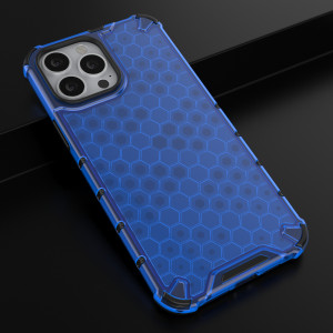 Гръб Honeycomb Armor със силиконов бъмпер - iPhone 13 Pro Max син - Img 14