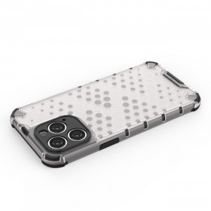 Гръб Honeycomb Armor със силиконов бъмпер - iPhone 14 Pro Max черен - Img 10