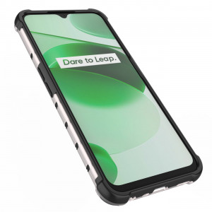 Гръб Honeycomb Armor със силиконов бъмпер - Realme C35 прозрачен - Img 10