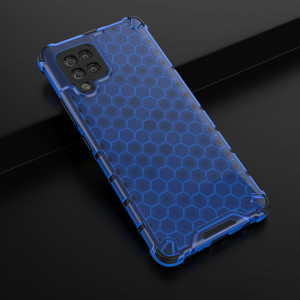 Гръб Honeycomb Armor със силиконов бъмпер - Samsung Galaxy A42 5G син - Img 8