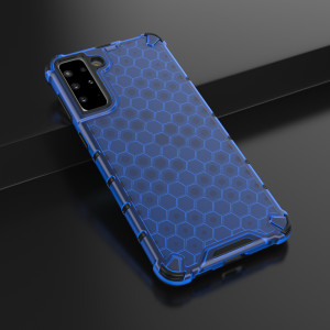 Гръб Honeycomb Armor със силиконов бъмпер - Samsung Galaxy S22+ син - Img 14