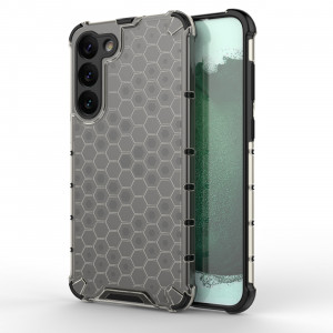 Гръб Honeycomb Armor със силиконов бъмпер - Samsung Galaxy S23+ черен - Img 1