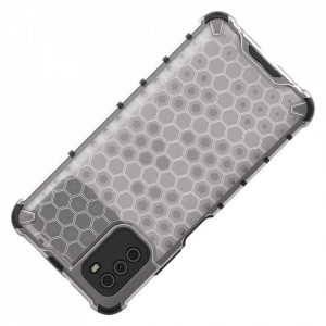 Гръб Honeycomb Armor със силиконов бъмпер - Xiaomi Poco M3 прозрачен - Img 6