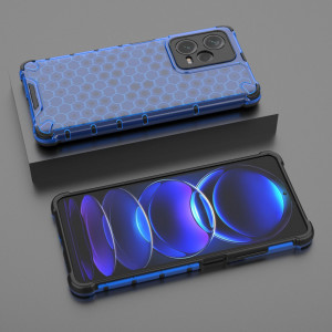 Гръб Honeycomb Armor със силиконов бъмпер - Xiaomi Redmi Note 12 Pro+ 5G син - Img 4
