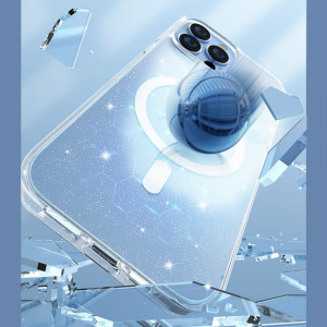 Гръб KINGXBAR PQY Elegant MagSafe - iPhone 13 Pro бял - Img 6
