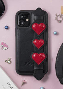 Гръб KINGXBAR Sweet с оригинални кристали Swarovski - iPhone 12 Pro Max черен - Img 12