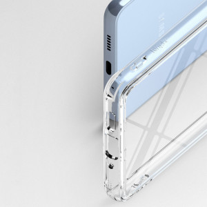 Гръб RINGKE Fusion със силиконов бъмпер - Samsung Galaxy A73 5G прозрачен - Img 6
