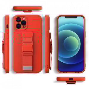 Гръб Rope с каишка - Samsung Galaxy S21 5G жълт - Img 2