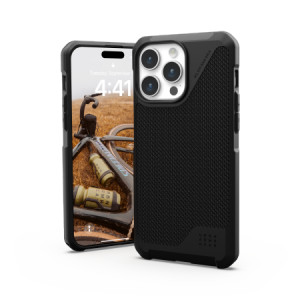 Гръб UAG Metropolis LT MagSafe - iPhone 15 Pro Max черен кевлар - Img 5