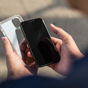 Гръб UNIQ LifePro Tinsel - iPhone 11 Pro Max черен - Img 7