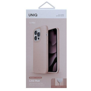 Гръб UNIQ Lino Hue Magclick - iPhone 13 Pro розов - Img 6