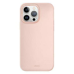 Гръб UNIQ Lino - iPhone 14 Pro розов - Img 2