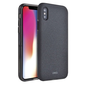 Гръб UNIQ Lithos - iPhone X / XS черен - Img 1