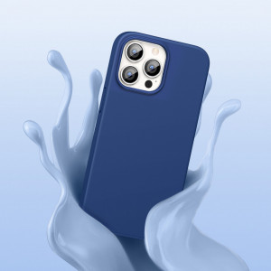 Гъвкав гръб UGREEN Protective Silicone - iPhone 13 Pro Max син - Img 7