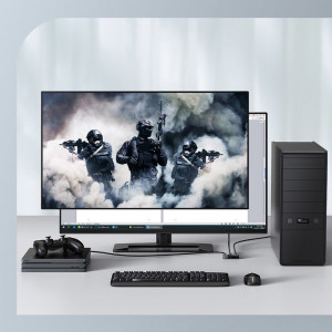 Двупосочен суич BASEUS HDMI към 2x HDMI 4K / 30 Hz (CAHUB-BC0G) сив - Img 13
