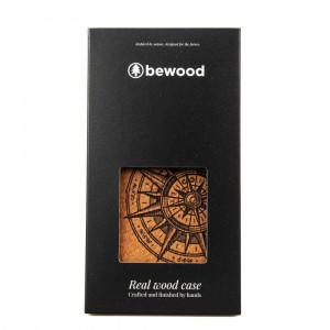 Дървен гръб BEWOOD Traveler Merbau - iPhone 15 Plus кафяв - Img 4