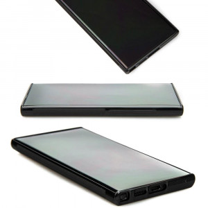 Дървен гръб BEWOOD Unique Wood and Resin - Samsung Galaxy S23 Ultra Turquoise тюркоаз / черен - Img 3