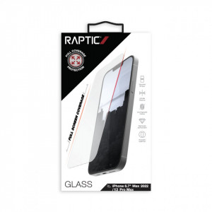 Закален стъклен протектор с пълно покритие Raptic X-Doria - iPhone 13 Pro Max / 14 Plus - Img 2