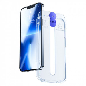 Закален стъклен протектор JOYROOM с инструмент за поставяне - iPhone 13 Pro Max / 14 Plus (JR-H11) - Img 2