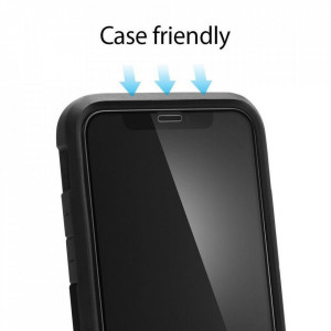 Закален стъклен протектор SPIGEN Align Master FC с инструмент за поставяне - iPhone X / XS с черна рамка - Img 8