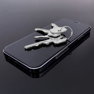Закален стъклен протектор WOZINSKY съвместим с гръб - iPhone 15 Plus с черна рамка - Img 6