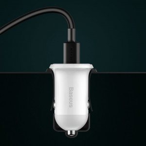 Зарядно за кола BASEUS Grain Pro 4.8A 2x USB Type A (CCALLP-02) бяло - Img 10