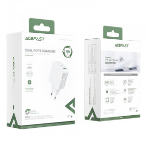 Зарядно за стена ACEFAST 32W USB Type A / USB Type C PPS PD QC3.0 AFC FCP (A5) бяло - Img 5