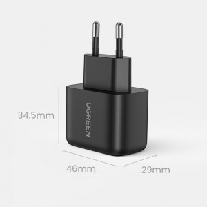 Зарядно за стена UGREEN 25W USB Type C PD черно - Img 12
