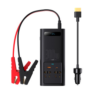 Инвертор за кола BASEUS IGBT 300W 220V (CN / EU стандарт) (CGNB010101) черен - Img 8